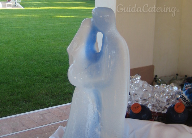 scultura di ghiaccio