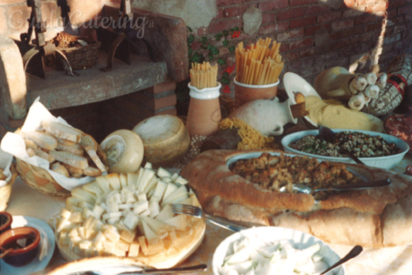 Rometta Party: menù freschi assortiti e abbondanti della cucina toscana