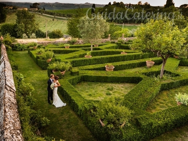 Villa Le Corti - giardino all'italiana 