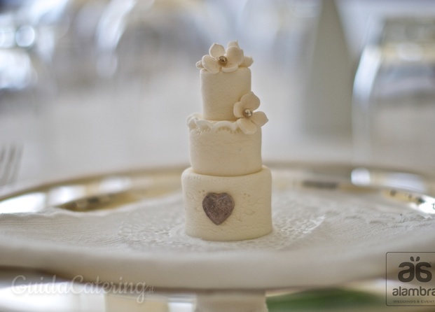Segnaposto Wedding cake