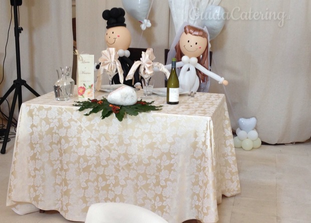 tavolo per gli sposi
