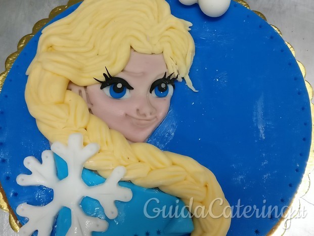 torta di compleanno Frozen