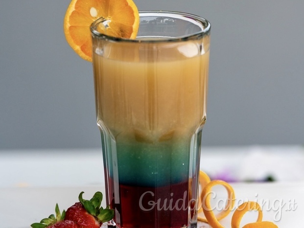 Rainbow Cocktail Analcolico