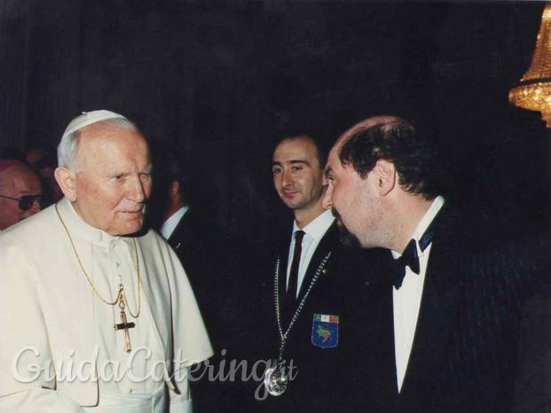 con il Papa Giovanni Paolo II